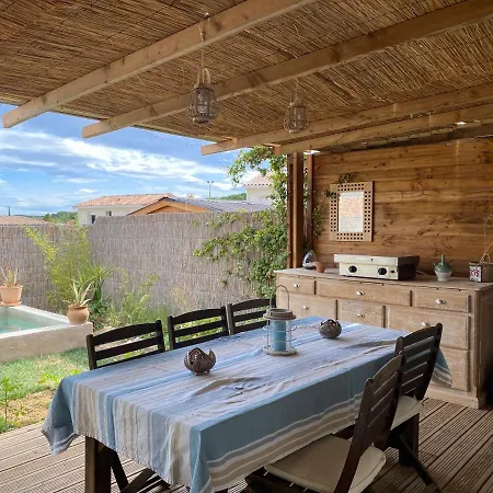 Herault Agreable Maison Avec Piscine Semesterbostad Vailhauques